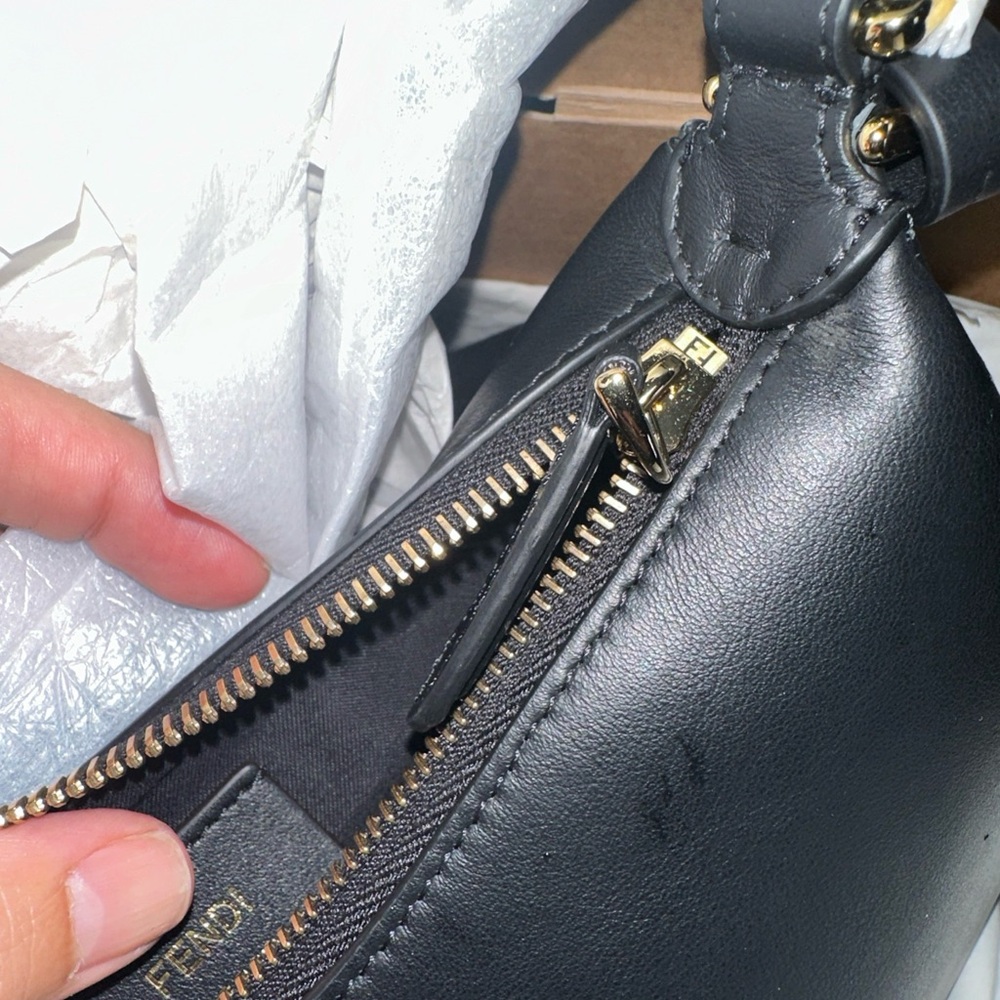 Fendi fensigraphy mini crossbody NWB black - Picture 6 of 16